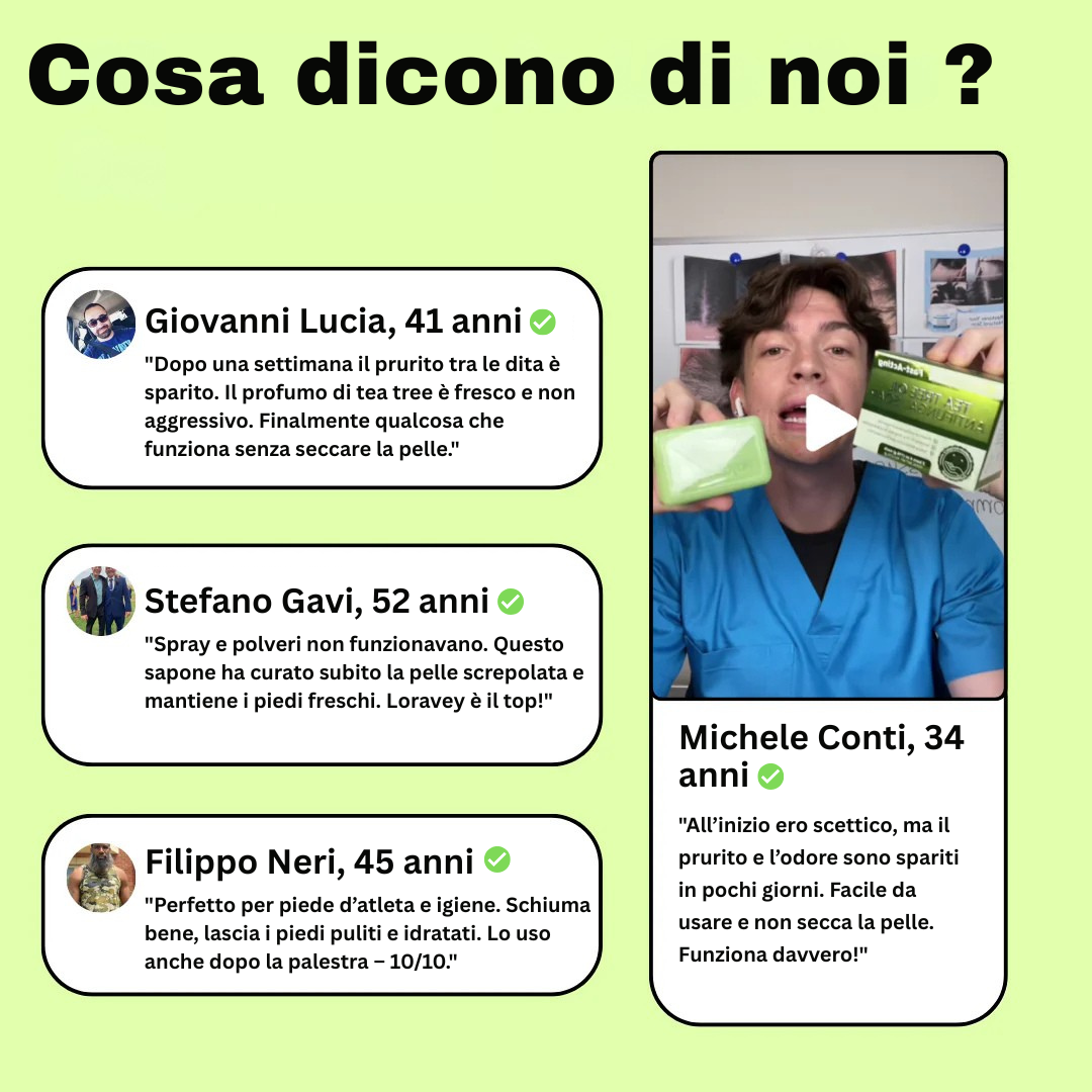 Selavie® - Sapone Antimicotico contro il Piede d’Atleta